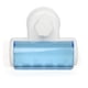 thumbnail image 1 of Soporte autoadhesivo para cepillos de dientes con cubierta para baño, estante organizador de cepillos de dientes montado en la pared con 5 ranuras para ducha, dormitorio, gabinete, 1 of 5