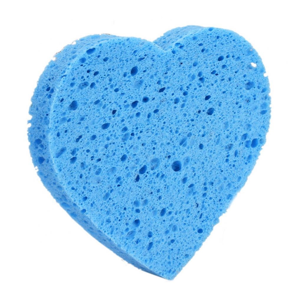 Bath Sponge Shape Heart Sponge Washing Stock Photo 1193246005