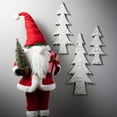 thumbnail image 3 of 11.75", 15.75" & 19" Sullivans Tree Christmas Wall Decor Set of 3, White, 3 of 5