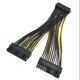 thumbnail image 1 of Cable de fuente de alimentación de 20 + 4 pines Adaptador de placa base ATX de 24 pines 18 AWG 20 cm Afortunado Sencillez, 1 of 4