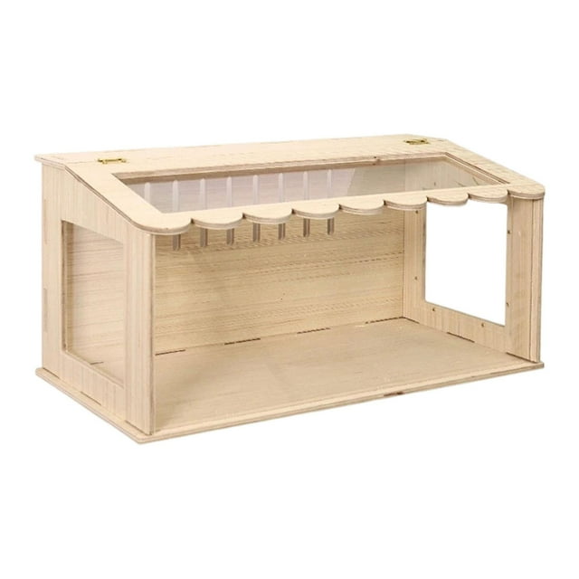 Almencla Brooder Box for Chicks Incubator Quail Nest Cage for Hedgehog Gerbils Quails 60cmx30cmx30cm