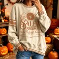 thumbnail image 2 of Women's Cozy Halloween Graphic Pullover Crewneck Sweatshirt for Autumn, 2 of 7
