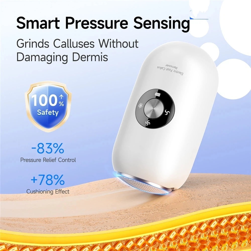 Foot Callus Remover,Electric Foot File Callus Remover for Feet,Upgraded Professional Foot Scrubber Pedicure Tools for Dead Skin,Adjustable Speed Feet File Grinder for Skin and Calluses
