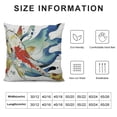 thumbnail image 5 of BANET Black and White Throw Pillow Cushion Cover, Fantasy Theme Mythological Seahorse Pattern Design Print, Decorative Square Accent Pillow Case 24x24in, 5 of 5