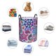 thumbnail image 4 of Fotbe Cute Nautical Cesto de Ropa con Asas, Cesto Impermeable de Gran Capacidad, Bolsa de Lavado para Dormitorio, Cesto de Ropa con Ruedas y Asas-Small, 4 of 6