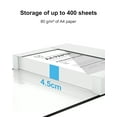 thumbnail image 3 of JiaWei World Storage File Boxes 3Pack, Archives Cases with Magnetic Lids, 4.5cm Thick, 400 Sheet Capacity for Office, School, 3 of 8