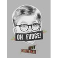 thumbnail image 2 of A Christmas Story Oh Fudge! Boy's Heather Grey T-shirt-XS, 2 of 4