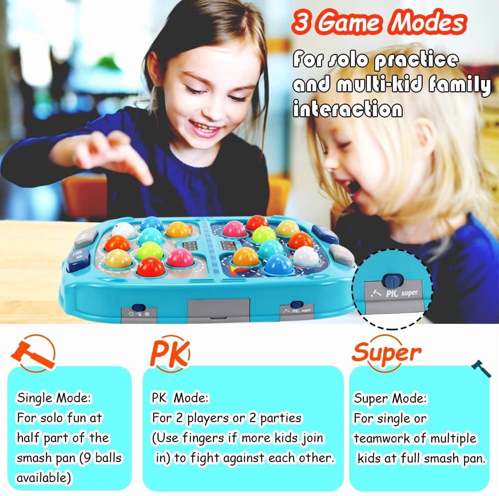 Pounding Toy,Toys for 5 Year Old Boys,Hammer Toy,Interactive Educational Toys,Early Developmental Toys for Kids, PK Mode for 2 Kids,Large Size, with Light and Sound