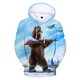 thumbnail image 3 of Sudadera con capucha con estampado 3D de la bandera rusa del oso de Rusia 2023, sudaderas casuales de moda para hombre, sudaderas con capucha de gran tamaño de estilo Harajuku, 3 of 5