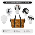 thumbnail image 4 of Zufioo Tiger Pattern Hand-held Travel Bag, Waterproof Adjustable Shoulder Strap Crossbody Duffel Bag, Suitable for Work, Short trips, Sports, 4 of 7