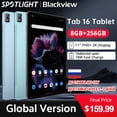 thumbnail image 2 of Blackview-Tablet Tab 16 con Android, 8GB + 256GB, 11 ", 2k FHD + pantalla, batería de 7680 mAh, Widevine L1 Unisoc T616, estreno mundial, 2 of 4