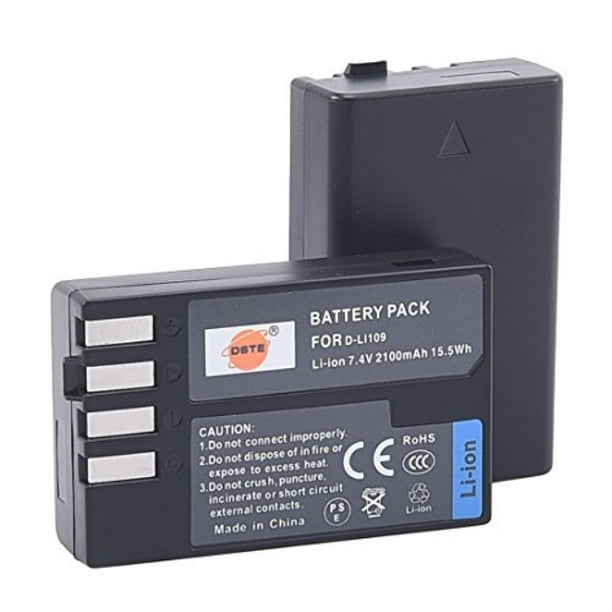 Dste 2x D Li109 Replacement Li Ion Battery For Pentax K R K 30 K 50 K 500 Kr K30 K50 K500 K S1 K S2 K 70 K 1 Camera Walmart Com Walmart Com