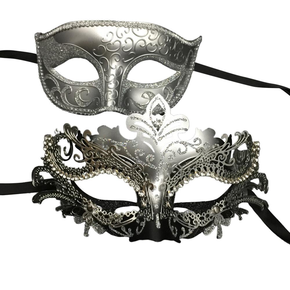 Full Face Venetian Veil Masquerade Mask Mardi Gras Cosplay Halloween Women Lady 