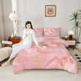 thumbnail image 4 of Castle Fairy Full 3-Piece Butterfly & Marble Modern Comforter Set, 4 of 8