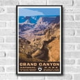 thumbnail image 2 of Grand Canyon National Park Vintage Travel Poster / Postcard WPA Style Retro Arizona, 2 of 4