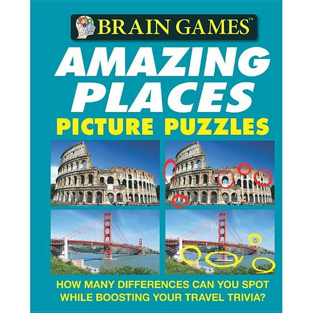Brain Games (Unnumbered) Amazing Places Picture Puzzles (Other