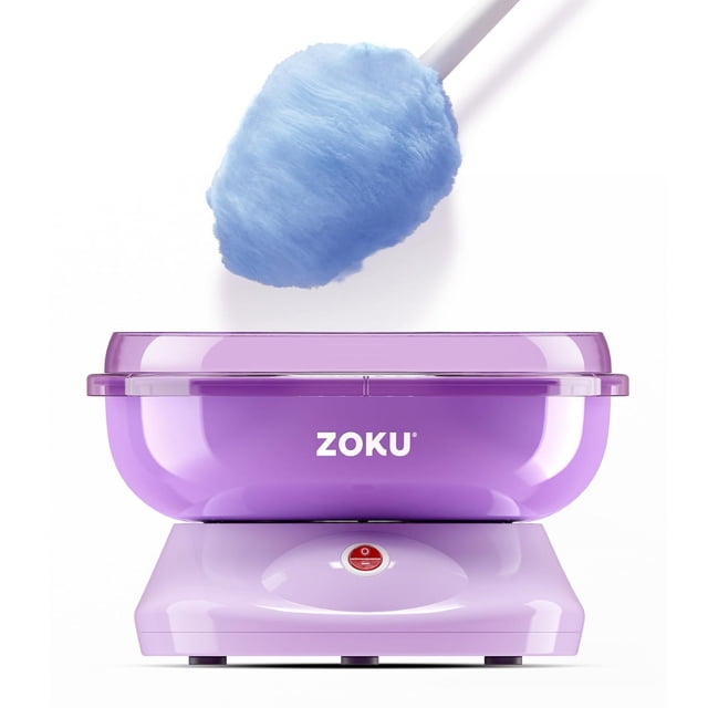 Máquina de Algodón de Azúcar ZOKU Blanca con Conos de Papel