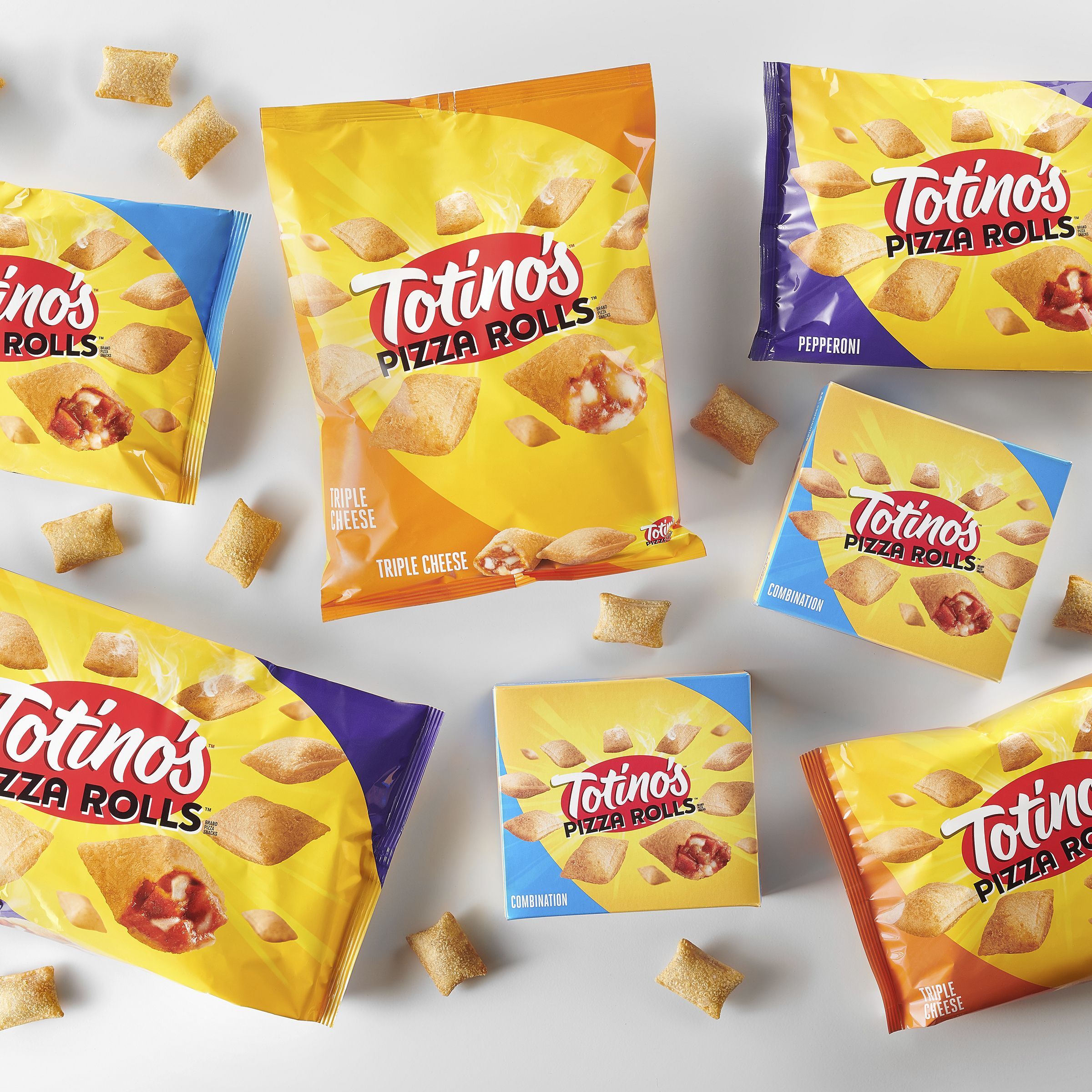 Totino's Pepperoni Pizza Rolls Snacks, 50 Rolls (Frozen)