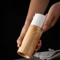thumbnail image 4 of Visland 6 Inch Spice Grinder Manual Rotor Adjustable Coarseness Wood Ceramic Natural Pepper Salt Grinder for Kitchen, 4 of 7