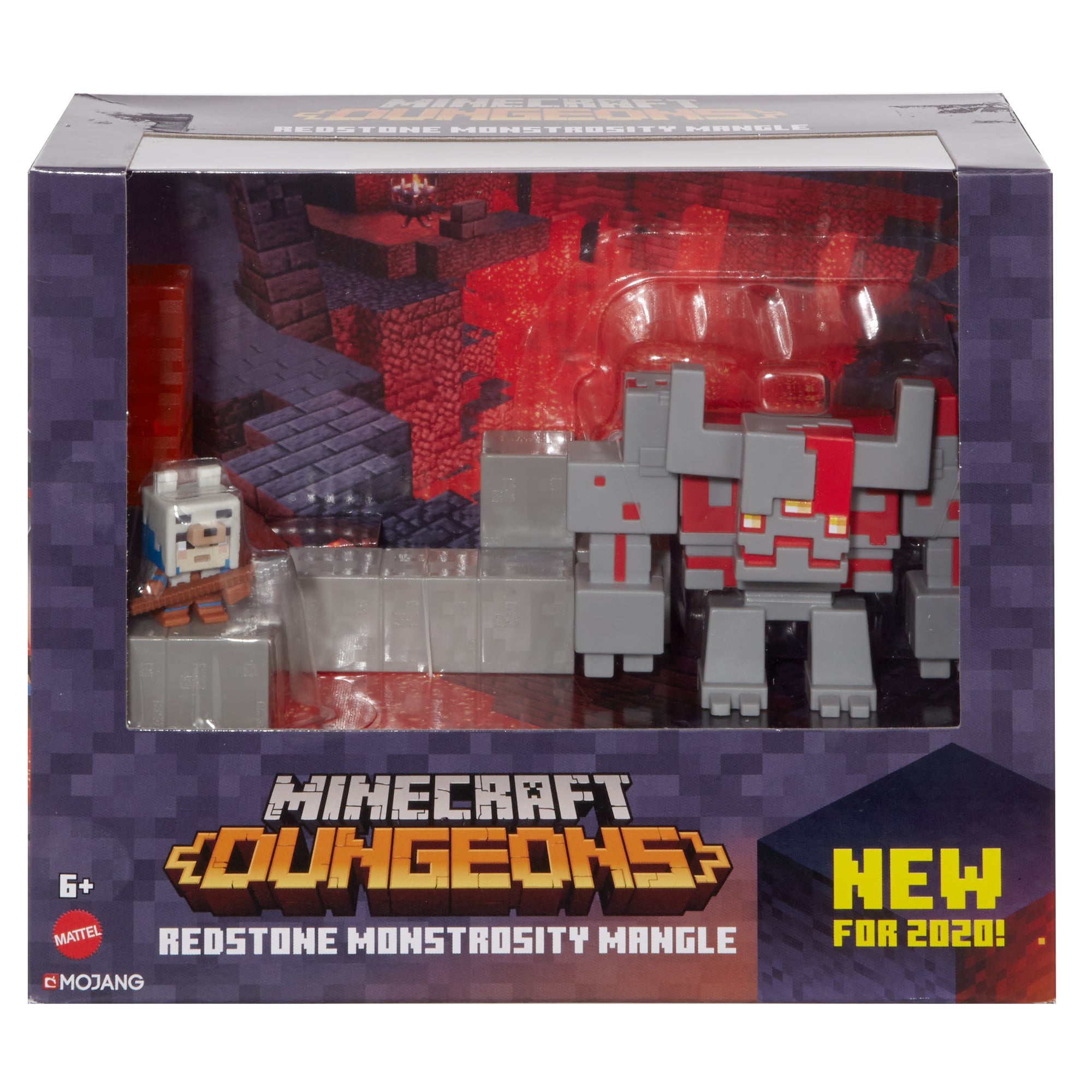 Minecraft Dungeons Mini Battle Box With Redstone Monstrosity Valorie Character And Lava Set Piece Walmart Com Walmart Com