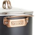 thumbnail image 3 of Viking Multi-Ply 2-Ply 11 Piece Cookware Set Black w/Copper Handles, 3 of 4
