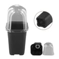 thumbnail image 1 of Plastic Plant Pot Square Nursery Flower Container with Cover for Outdoor Garden black, 1 of 9