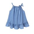 thumbnail image 2 of Économies d'Été! Robe d'Été pour Enfants, Robes Décontractées pour Filles en Liquidation, Robe Sans Manches à Carreaux à la Mode pour Enfants, Robe Décontractée et Confortable à Col Rond, 2 of 3