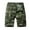 Army Green, variant on IROINNID Men's Summer Camouflage Outdoors Cargo Elastic Workout Shorts