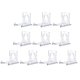 thumbnail image 1 of 10Pcs Display Stand Adjustable Acrylic Plate Stand Set Transparent Picture Display Holders for Home Office Jikaix, 1 of 5