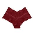 thumbnail image 6 of Women Lace Boyshort Sexy Floral Panties Low Rise - Comfortable Lingerie Underwear with Elastic Waist, Lace Material - Sizes S-XL, 6 of 6