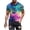 Multicolor, variant on Men's Short Sleeve Round Neck T Shirts Starry Sky Print Comfortable and Stylish for Everyday Casual Tops for Men
