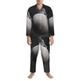 thumbnail image 3 of Goofa Astronaut Sitting On Mercury Planet for 2-piece Loungewear Set Men’s Sleepwear Set Soft PJs Cozy loungewear Comfy Sleep Set Winter Pajamas-Medium, 3 of 7