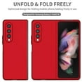 thumbnail image 3 of ELEHOLD Matte Case for Samsung Galaxy Z Fold 3 Anti-Scratch Ultra Slim Lightweight Case Shockproof Protective Cover for Samsung Z Fold 3(2021 released),Red, 3 of 7