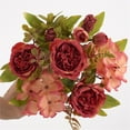 thumbnail image 5 of VQPeo Silk Flowers Bouquet, Artificial Floral Arrangements, Fake Flower for Wedding Bridal Bouquets, Home Decorations, Table Centerpieces, 5 of 5