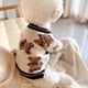 thumbnail image 1 of Pet Clothes Autumn Winter Medium Small Dog Knitted Sweater Cartoon Pattern Warm Wool Kitten Puppy Sweet Cardigan Chihuahua Pug ShopWise Round, 1 of 11