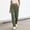 Army Green women straight leg trousers with pockets a1, variant on Cagogo Women Straight Leg High Waisted Trousers with Pockets Casual Long Pants for Work Vacation Lounge Loose Fit Summer Bottoms, Black S