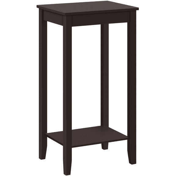 Renwick Modern End Table for Living Room,Espresso