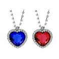 thumbnail image 2 of European and American Ocean Series Fashion Necklace Ocean Blue Heart of the Ocean Blue Necklace Accessories, 2 of 2