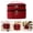 Wine, variant on Double Layer Travel Makeup Bag, Oxford Fabric Cosmetic Organizer with Handle, Portable Large Capacity Toiletry Bag for Women
