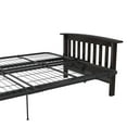 Better Homes & Gardens Neo Mission Wood Arm Futon, Espresso with 6inch