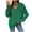 Green, variant on Scyoekwg Sweaters for Women V-Neck Sweater Long Sleeve Warm Casual Fall Winter Clothes Knitted Sweater Solid Color Pullover Sweaters(Green,M)