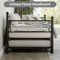 thumbnail image 5 of COZONY Design Daybed, Metal, Black, 5 of 9