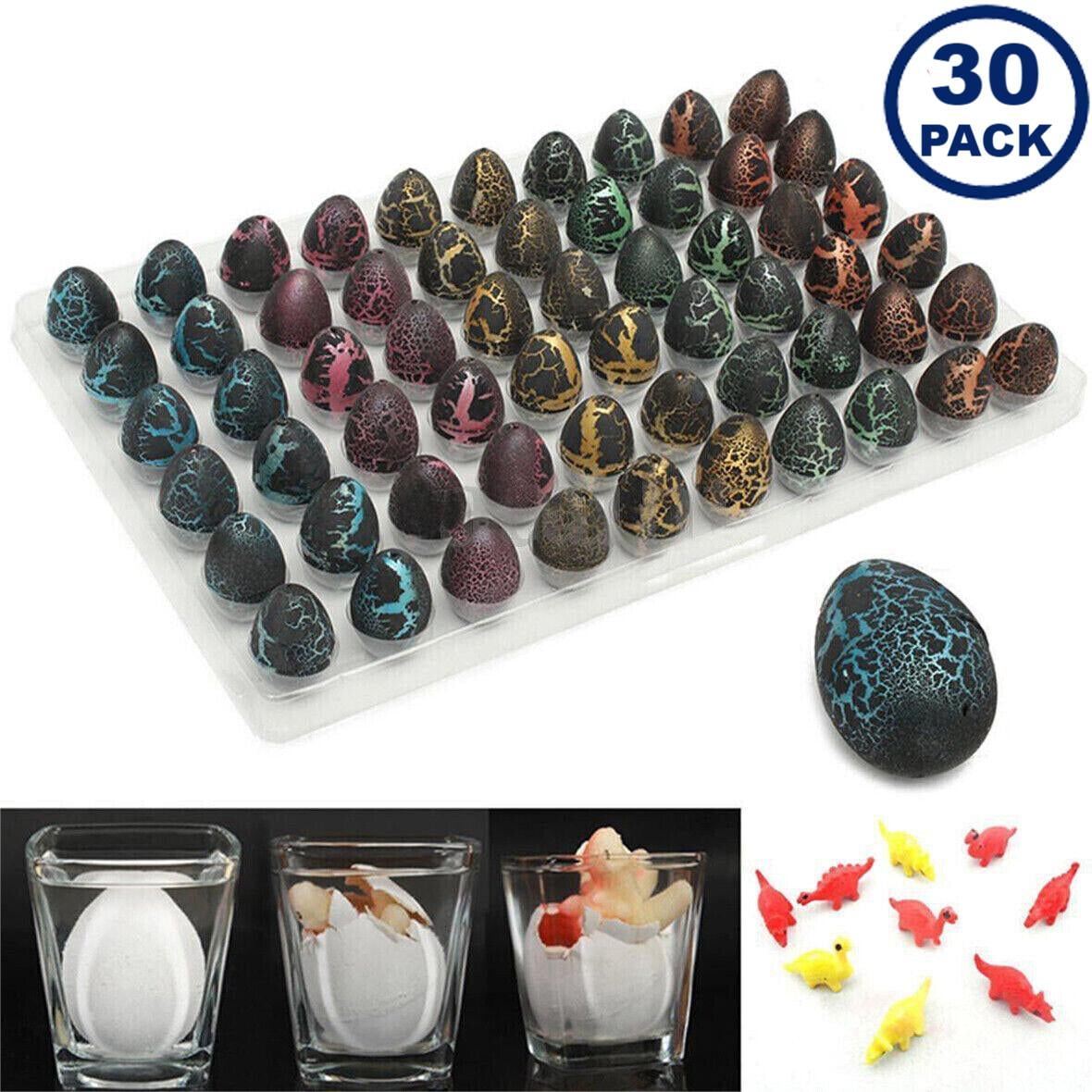30 Pcs Hatching Growing Dinosaur Toys, Classical Dinosaur Action Figure Toy , Grow Dinosaurs Egg