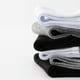 thumbnail image 3 of 3 Pairs/Lot Men's Socks Black White Business Casual Simple Versatile Solid Color Breathable Cotton Sports Mesh Short Socks, 3 of 5