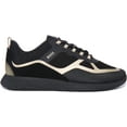 thumbnail image 2 of Boss Titanium Runn Men's Low Top Lace Up Synthetic Trainers In Black Size 7, 2 of 6