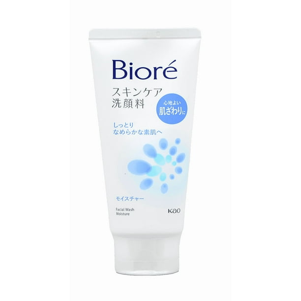Limpiador facial Biore Moisture 133 ml para piel normal a seca