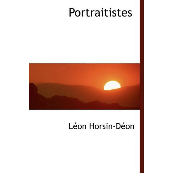 Portraitistes (Hardcover)