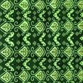 thumbnail image 1 of Ahgly Company Indoor Square Abstract Green Modern Area Rugs, 4' Square, 1 of 4