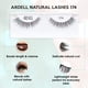 thumbnail image 3 of Pestañas postizas Ardell Natural 174 ligeras, paquete de 4, 3 of 4