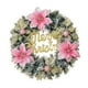 thumbnail image 2 of Herunwer Christmas Wreath with Flocked Pine, Red Poinsettias, Gold Stars, Natural Pine Cones, Holiday Door Decorations, 2 of 6